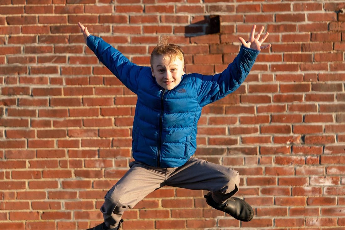 Aiden Hennessey, founder of Plymouth Honey Dew, energetic and ready to help local families